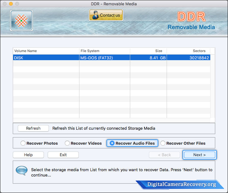 Removable Media Recovery Software for Mac